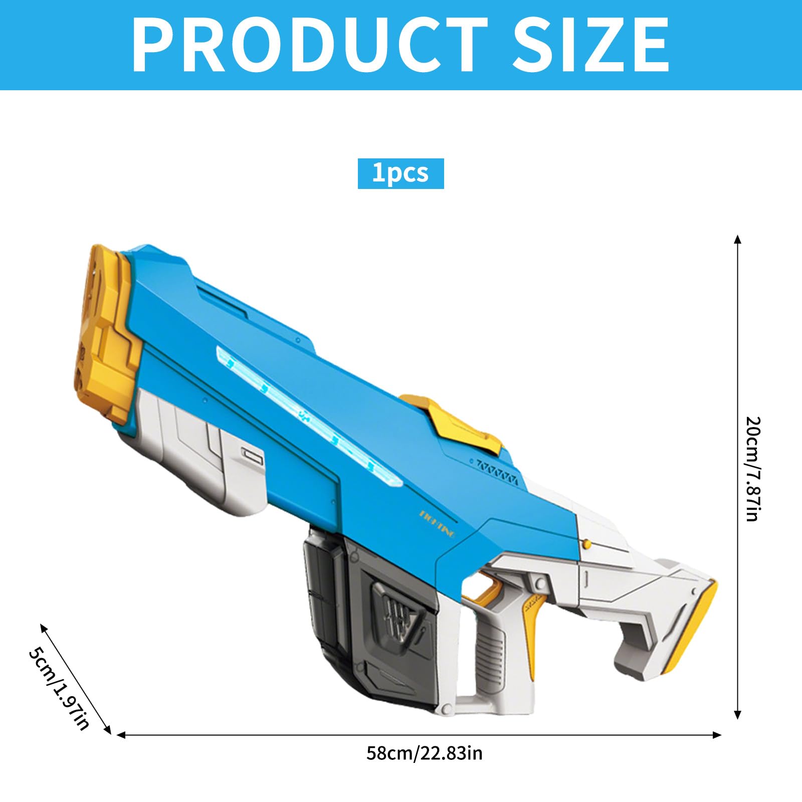 Pistola de Agua Eléctrica,Pistolas Agua Automáticas,Juguete de Pistola de Agua,Juguetes de Piscina,para Verano Jardin Playa Piscinas Fiesta Juguetes