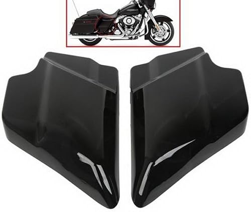 Panel de cubierta lateral ABS para H-D Touring Street Glide 09-16 Vivid Negro