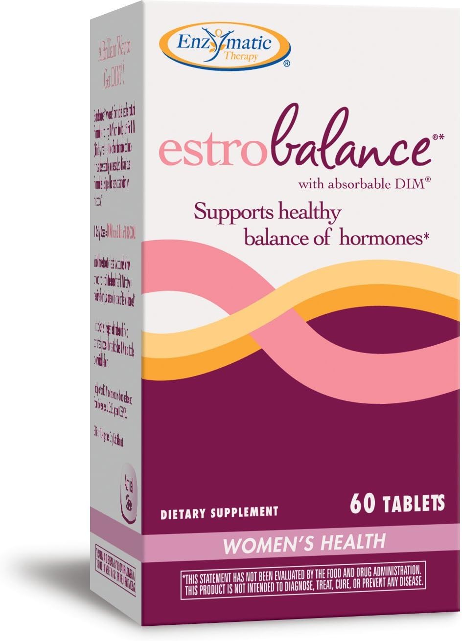 Enzymatic Therapy, EstroBalance with Absorbable DIM, 60 Tablets