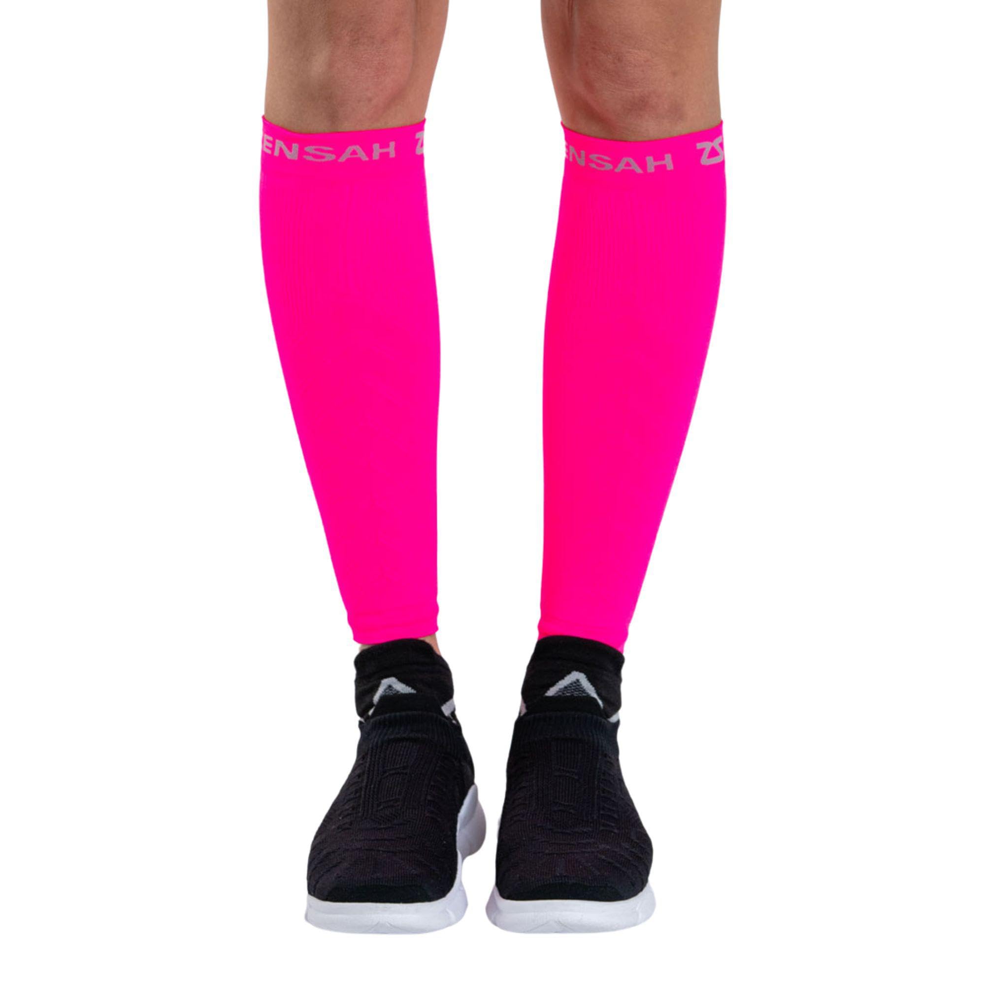 Zensah Running Leg Compression Sleeves - Shin Splint, Calf Compression Sleeve Men and Women