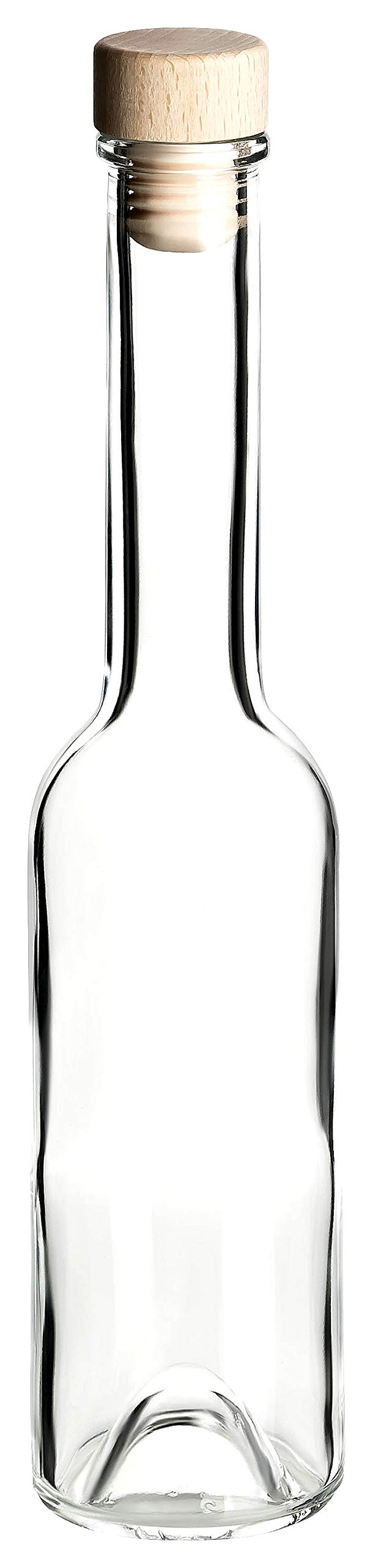 Wijnfles, 750 ml, glazen flessen, lege fles, likeur zonder/met kurk, wijn (16 stuks, zonder kurk, wit