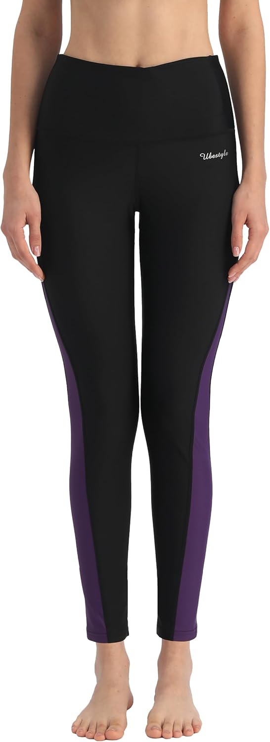 Ubestyle UPF 50+ High Waist Women's Long Swim Pants Swim Leggings Swimming Tights Sun Protective - Image 2