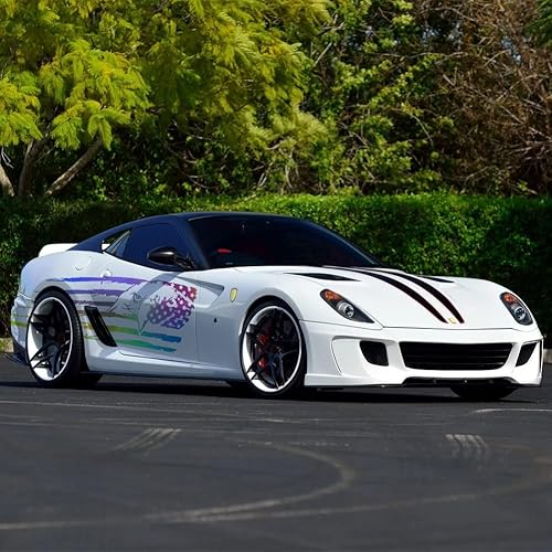 Miniatura 5 de JSCARLIFE Calcomanías de coche con bandera de EE. UU., Prácticas calcomanías gráficas láser para carrocería de automóvil, calcomanías gráficas de