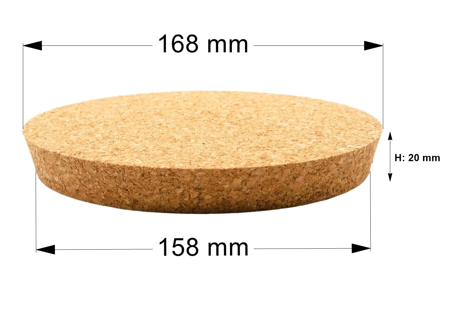 Bouchon Liège 75/70mm - Pour Fermentation, Bouteilles, Bonde De Tonneau