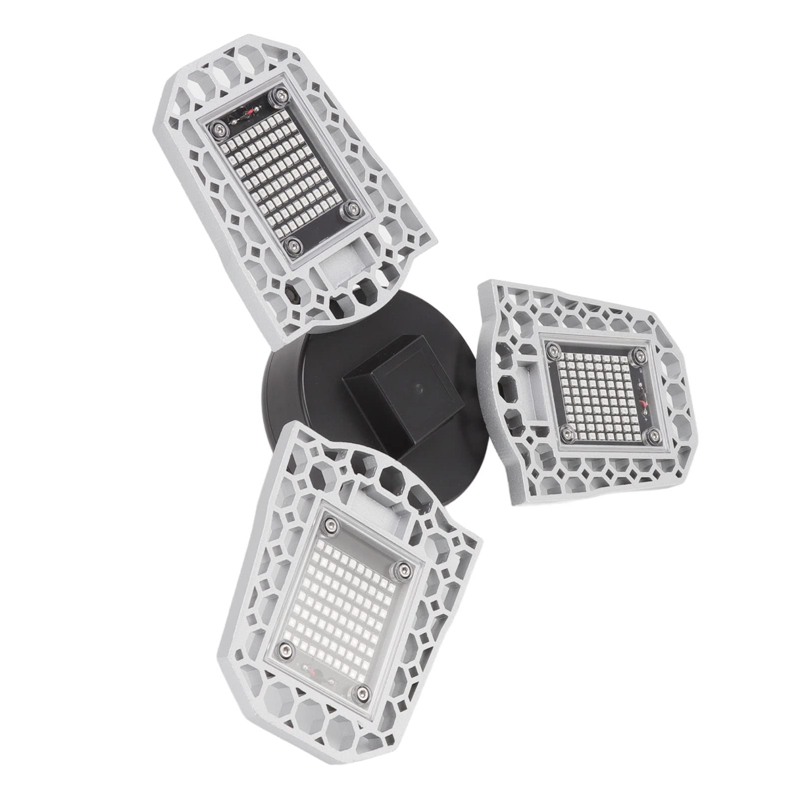 Luz de Cultivo LED Lámpara de Cultivo de Plantas de Cuerda Ajustable de 3 Cabezales Impermeable Interior E27 240 LED