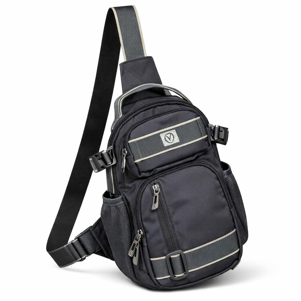 The Bag Central - Sling Bag for Men & Women, Anti Theft Crossbody Chest Bag for Travel, Small EDC Backpack with Water Bottle Pocket, Multi Pocket Compact Shoulder Sling Bag-picture-14