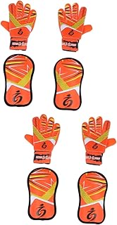 LIOOBO 2 Peças Luvas De Goleiro Para Crianças Terno Para Crianças Luvas Esportivas Terno Infantil Equipamento Atlético Luvas De Goleiro Luvas De Goleiro Luvas Infantis Jovens Luvas