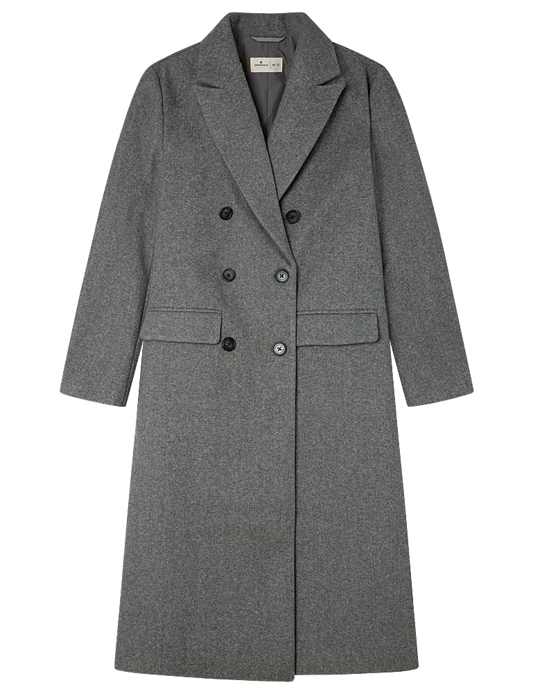 SPRINGFIELD Long Plain Cloth Coat With Flap Pockets SPORT JACKET Mujer