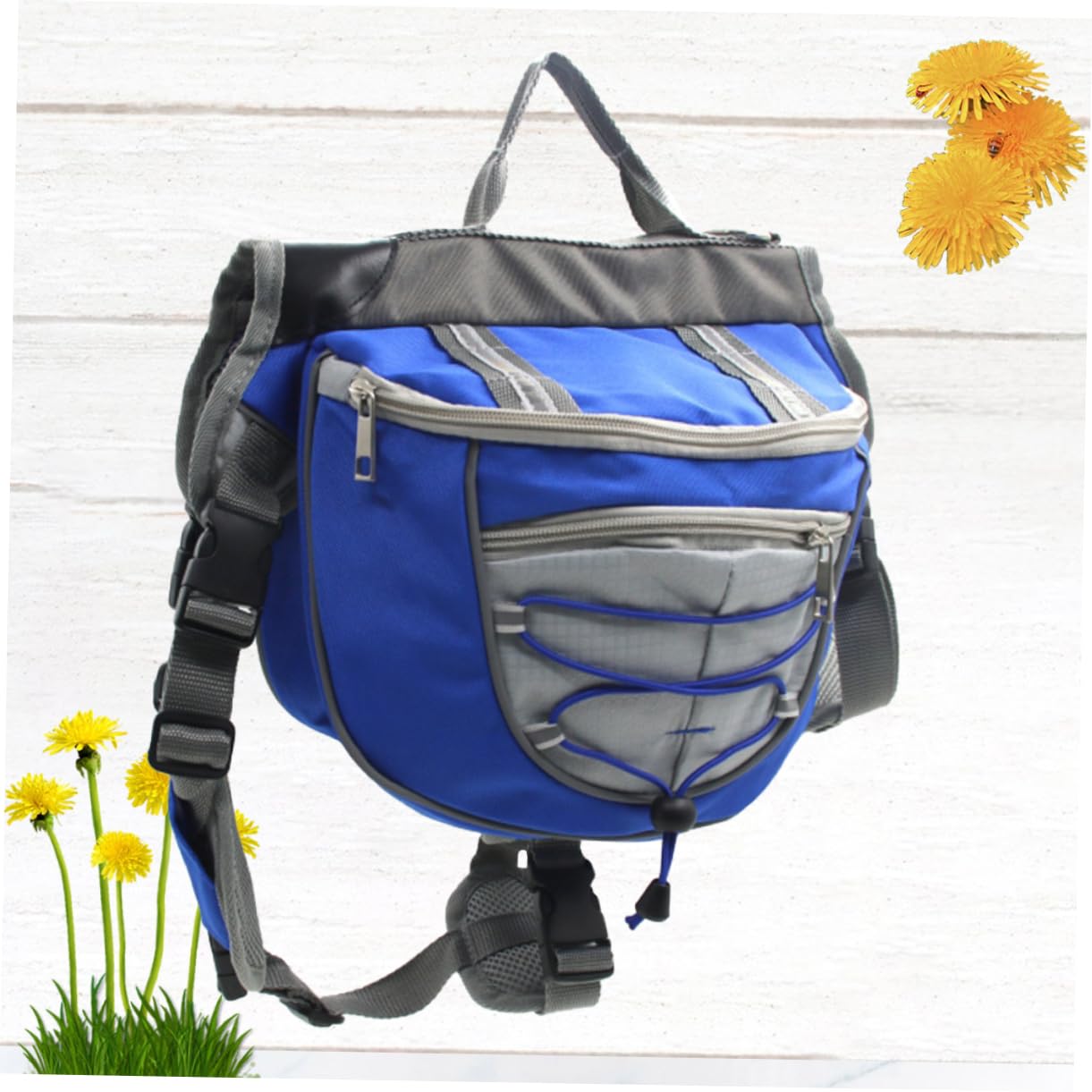 BESPORTBLE Large Dog Backpack Pet Travel Saddlebag Harness Oxford Material for Hiking