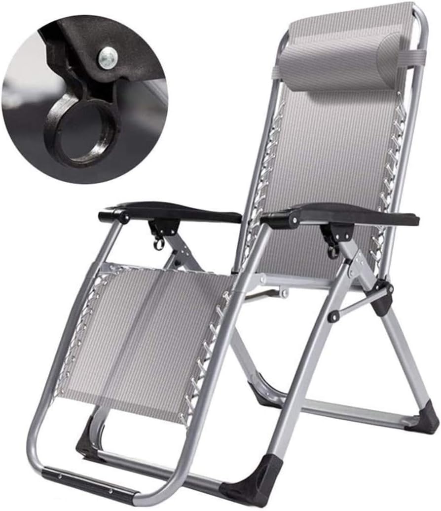 Patio Furniture Garden Sun Loungers, Reclining Garden Chair Beach Sun Lounger Recliner Chairs in Deck Folding Recliner Outdoor Chair - Support 200kg