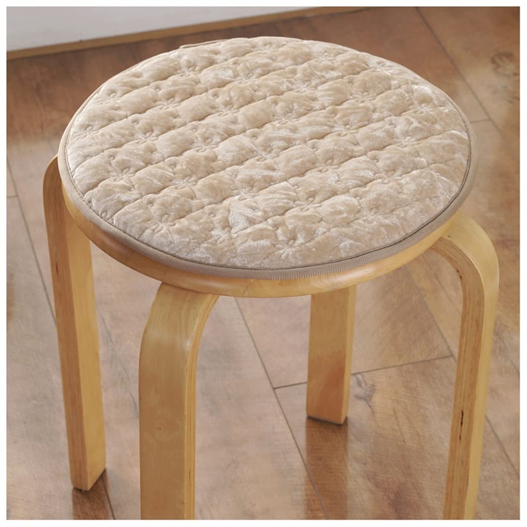 GHJL 2 Packs Round Chair Seat Cushion Pads With Tie,Non Slip Round Seat Pads For Dining Chairs High Stool Chairs Bistro Bar Seat (Color : Color 3, Size : 30 * 30cm)