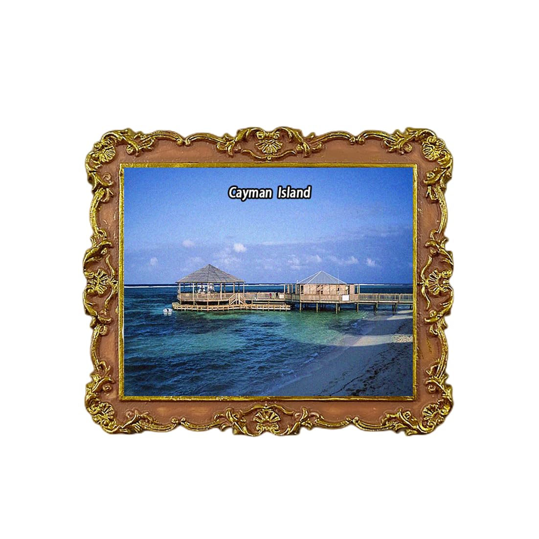 Grand Cayman Islands 3D Fridge Magnet - UK Travel Souvenir & Kitchen Decor