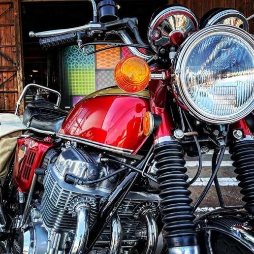 Indicateurs moto de qualité supérieure et feux stop chromés pour CB500 - 4