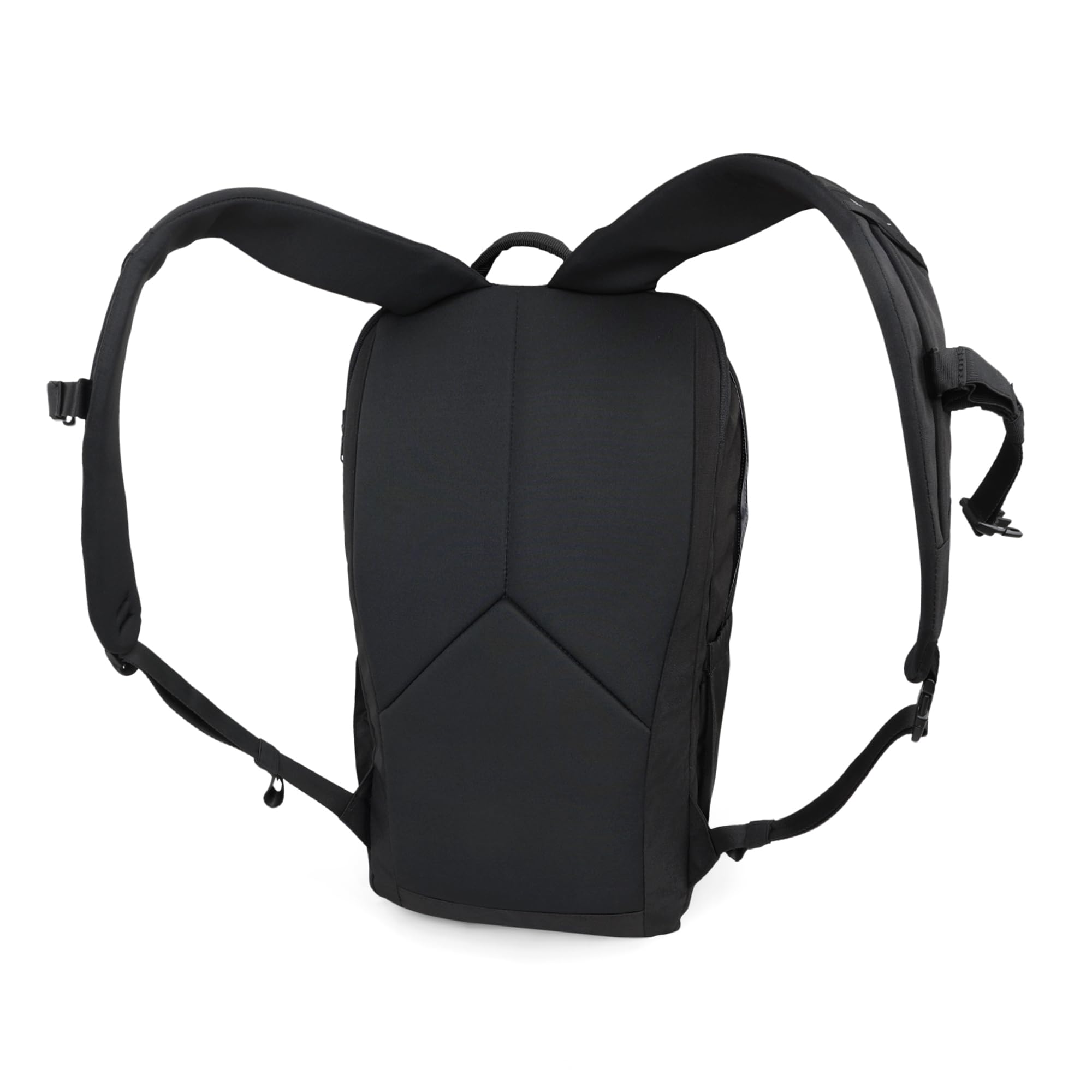 Regatta Zaino Voyad 25L in resistente tessuto ripstop idrorepellente e cerniere bloccabili, perfetto per passeggiate, escursioni, campeggio e trekking, Nero, L, Casual