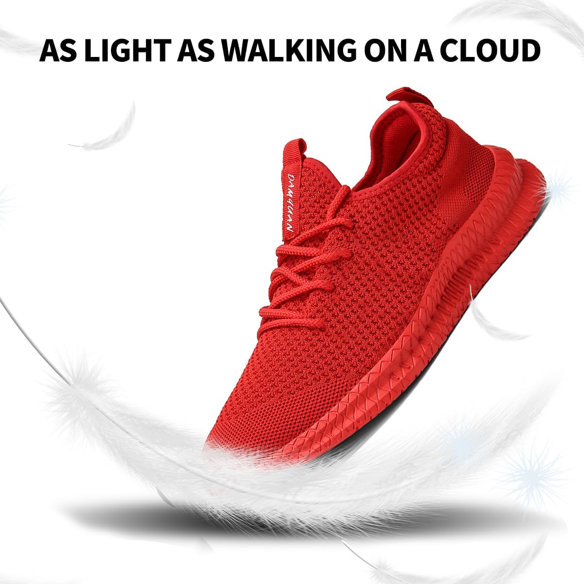 Men's Walking Running Shoes Slip On Sneakers Non Slip Athletic Sports Tennis Fitness Casual Workout Gym Shoes Lightweight Trainers Fashion Soft Comfortable Shoe
