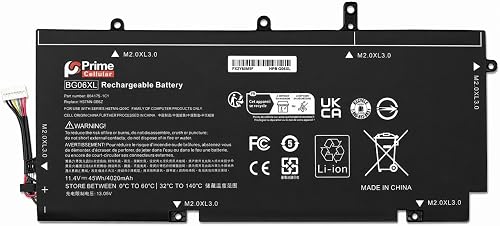 PRIME CELLULAR Replacement Laptop battery Compatible With HP BG06XL Folio 1040 G3 HSTNN-IB6Z/Q99C 11.4V 45WH 4020mAH