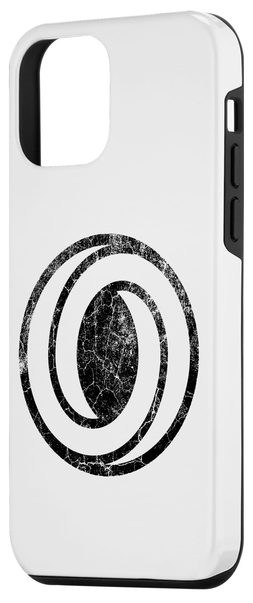 iPhone 12 mini Oasis Network ROSE Crypto Vintage Black & White Case - Image 2