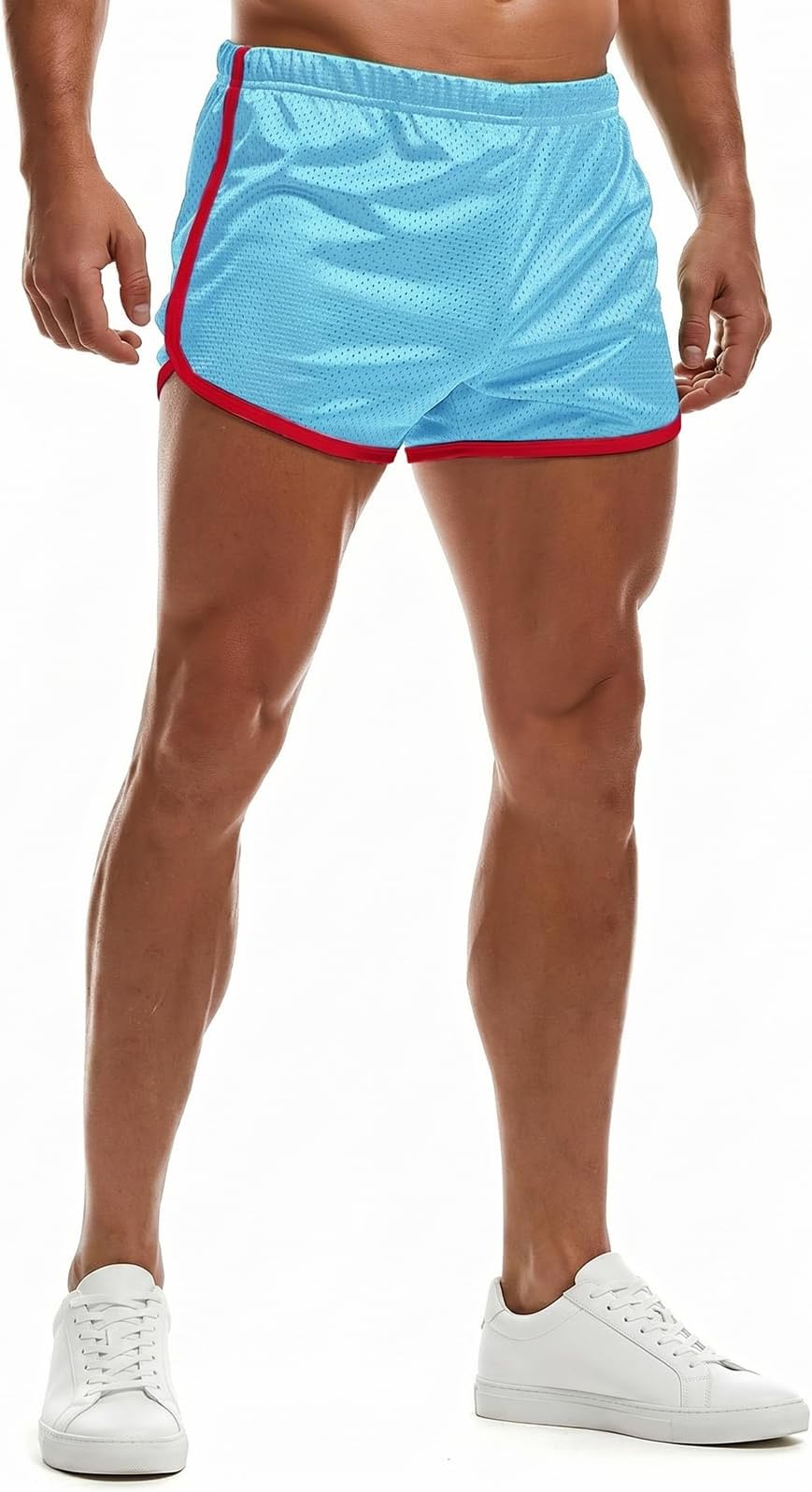 Mens Running Shorts Breathing Workout Gym Booty Short Shorts