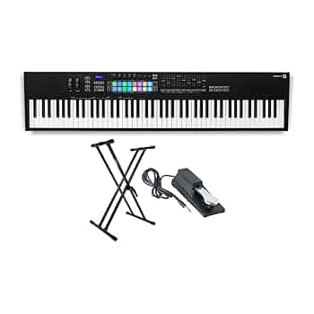novation LAUNCHKEY 61 MK3 MIDI キーボード LK61-Overhead-2400-x-
