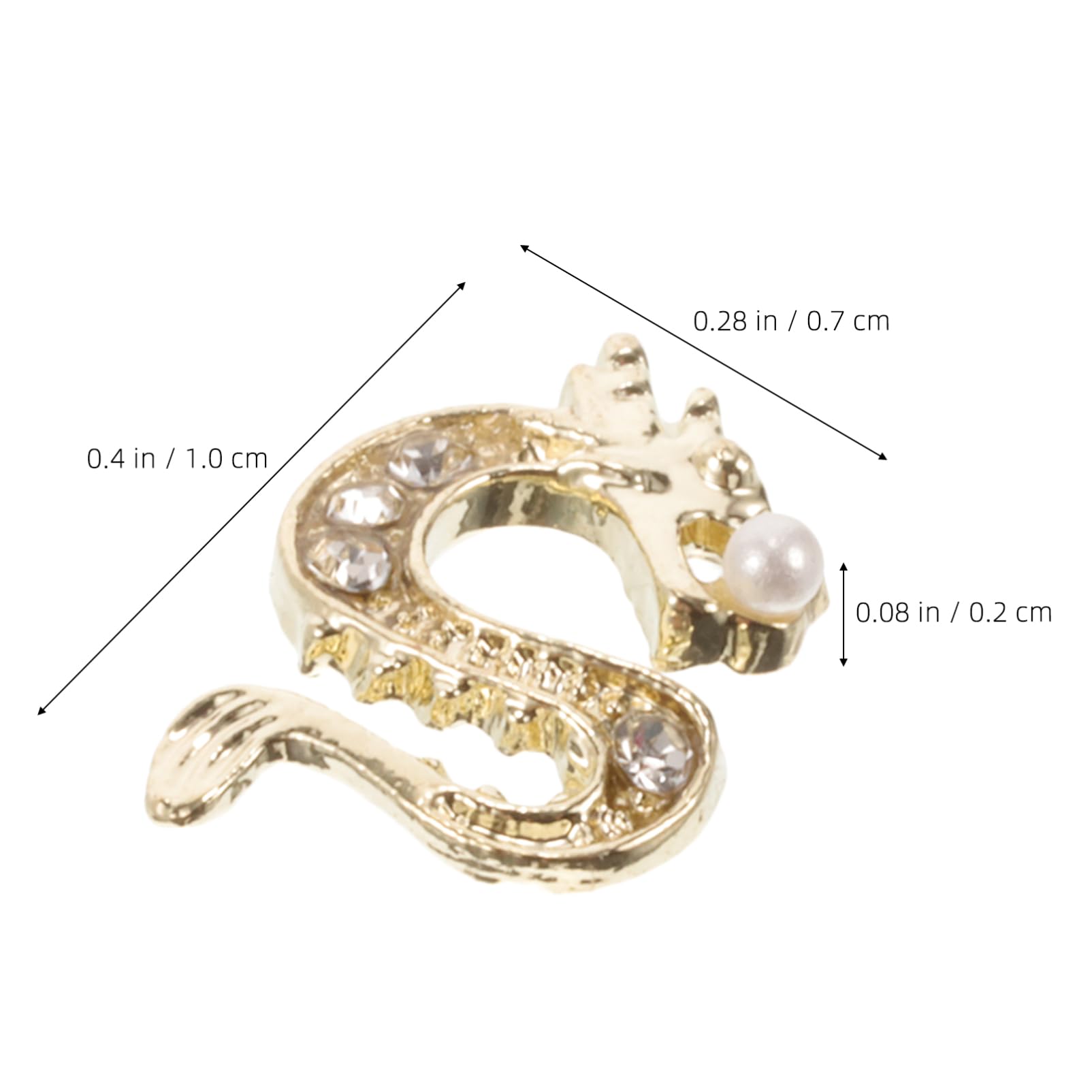 Didiseaon 5 Set 5Set Di Accessori Per Nail Art Pietre Preziose Gemme Per Unghie Decorare Decorazioni Per Unghie Delle Donne Charms Per Unghie Decorazioni Per Unghie Drago Charms 50 pezzi * 5