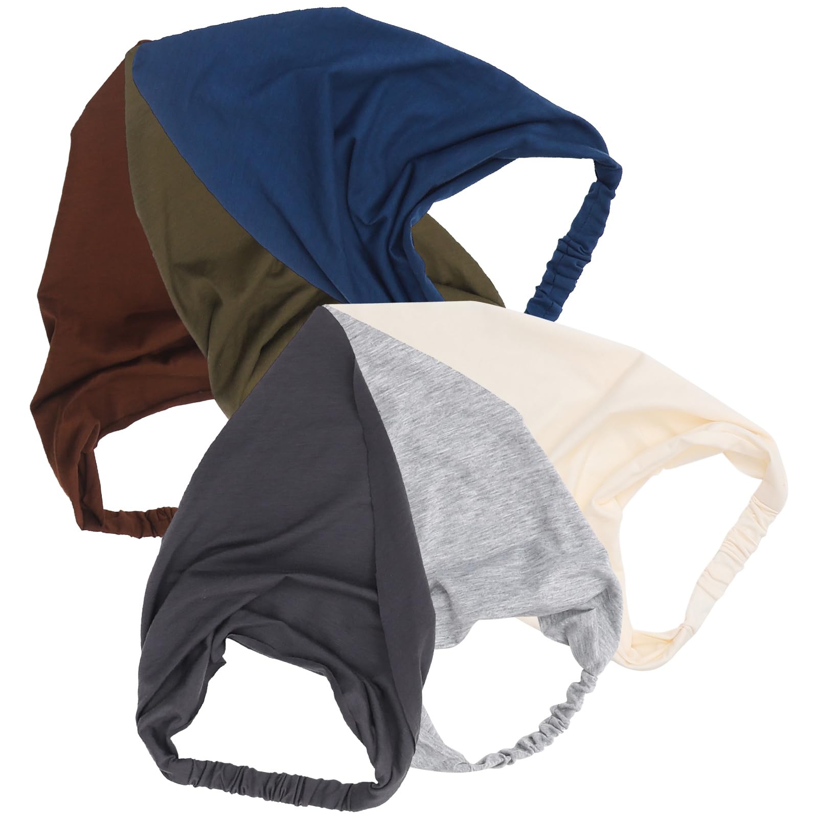 Elastisches Bandana aus Baumwolle und Polyester 6 Stück-pack für Frauen
