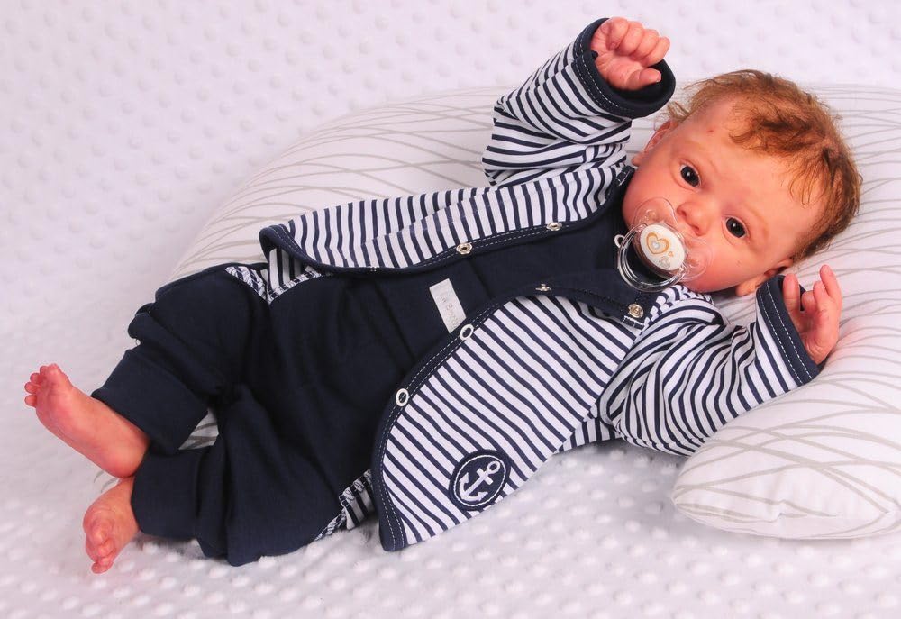 Baby Anzug Set 3-teilig – Wickelbody, Hose & Jacke – Weiche Baumwollkleidung für Neugeborene – Atmungsaktives Baby Outfit – Unisex Baby Set Jungen & Mädchen – Größen 50-68