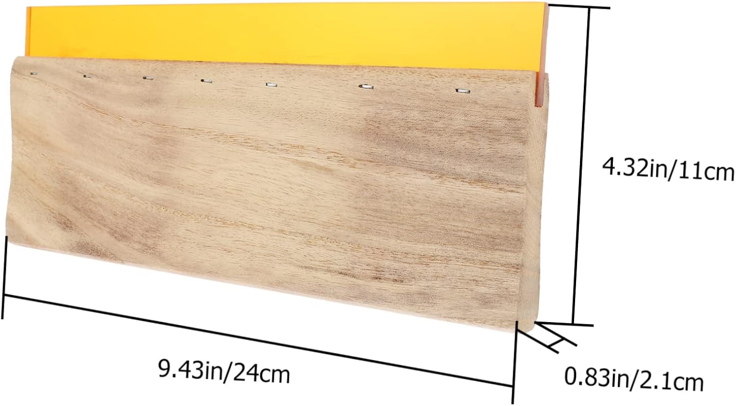 FIXOSHEE Screen Printing Scraper Wood Ink Scraper Squeegee for Screen Printing Scratch Board