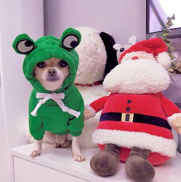 Foto 4 de 7 de XIAOYU Cachorro Perro con Capucha Gatos Sudaderas con Capucha Ropa para Mascotas Elegante Sudadera de Frutas…