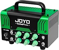 Vista 1 de JOYO Bass Mini Amp Head 50 W Preamplificador híbrido tubo amplificador de potencia cabeza con 3 bandas EQ y Bluetooth