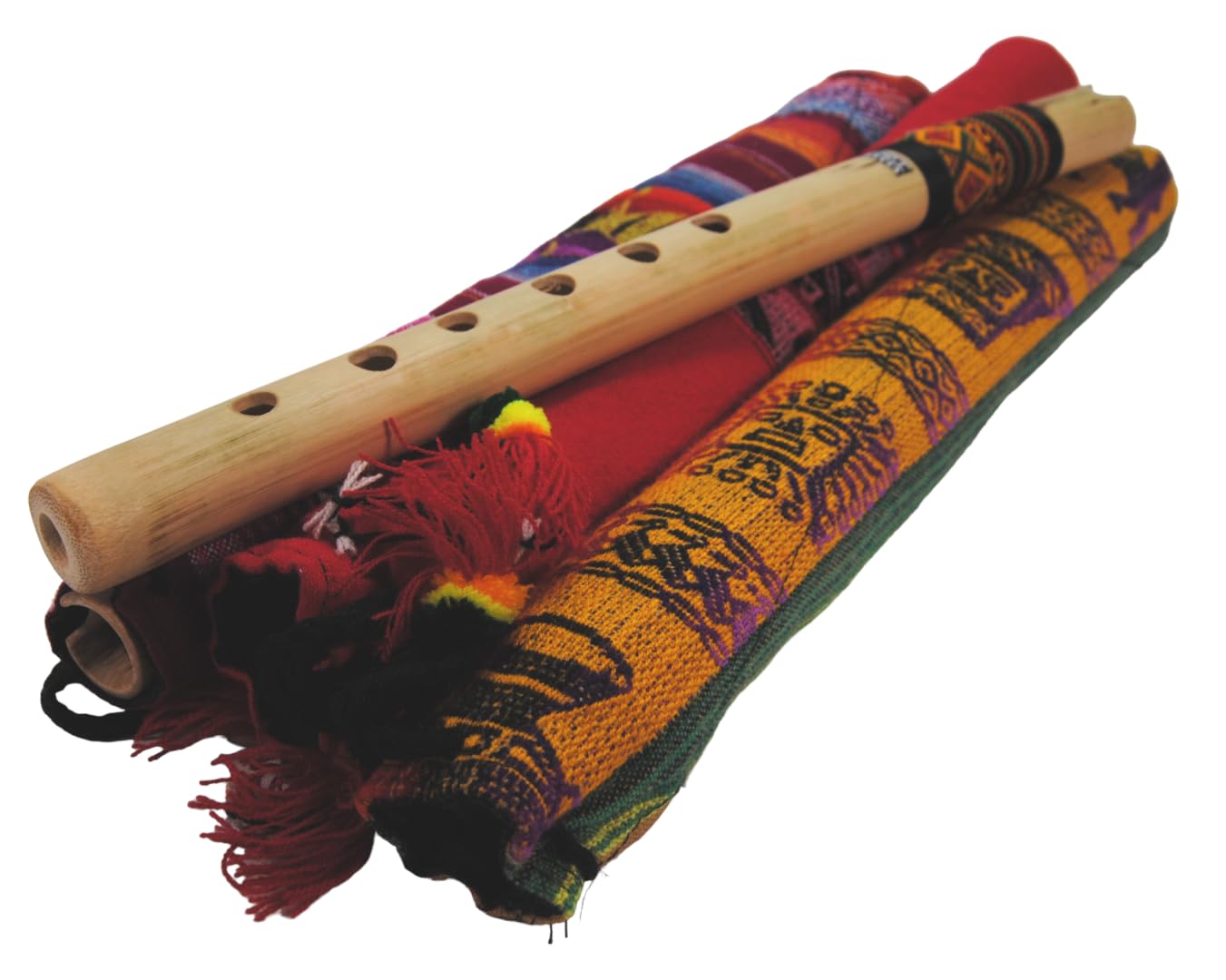 Terrapin Trading Commerce Équitable Bolivien 38cm/15 Quena Flûte Ensemble avec Étui avec Doigt Chart