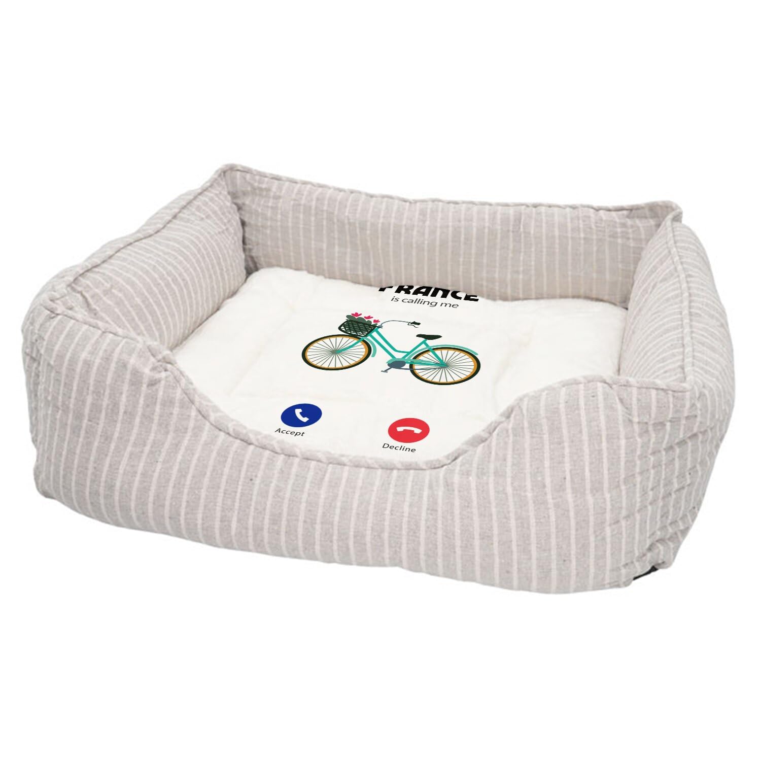 Panier pour chien et chat moelleux avec coussin lavable lit