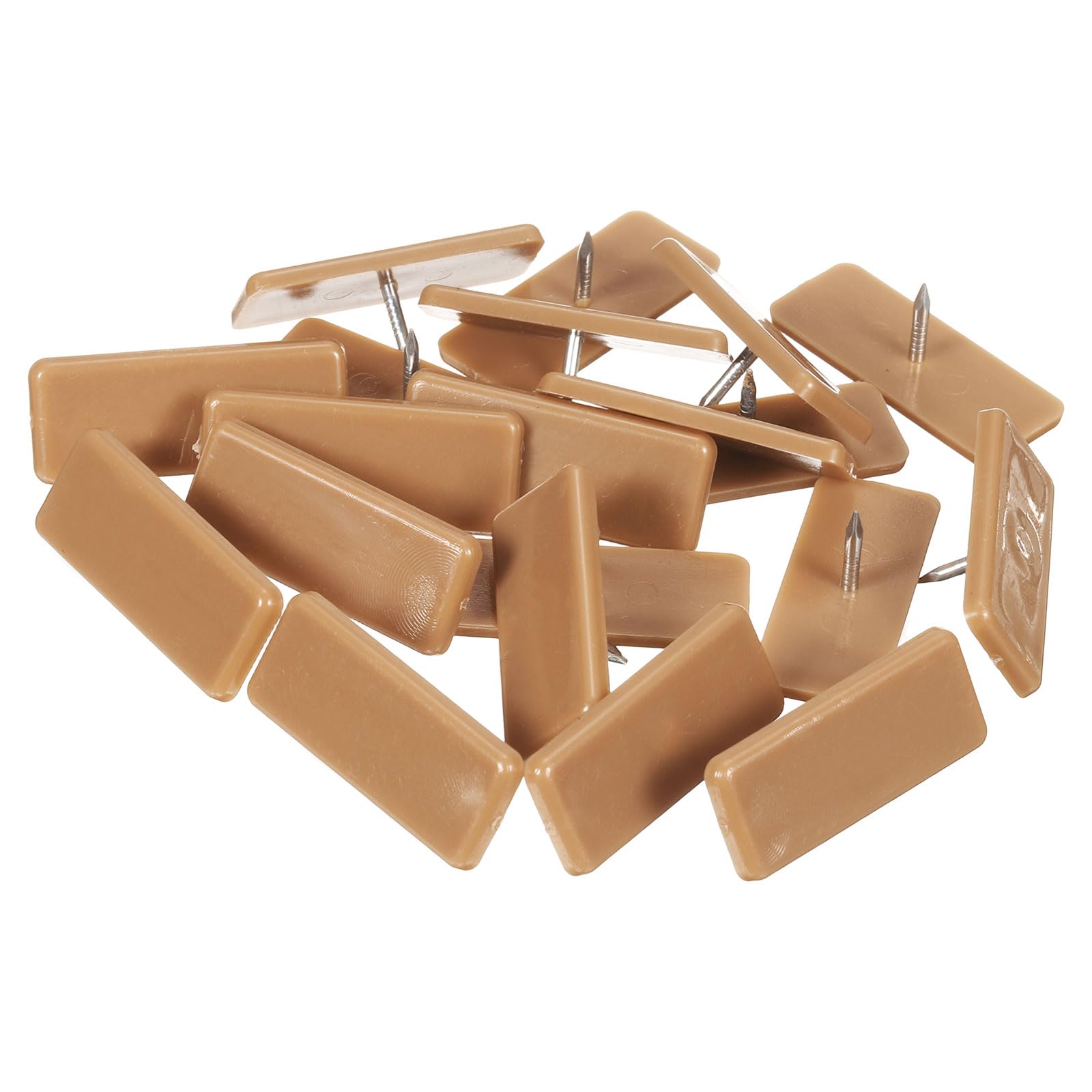 Glissières de tiroir en plastique marron pour rails de meubles de rangement