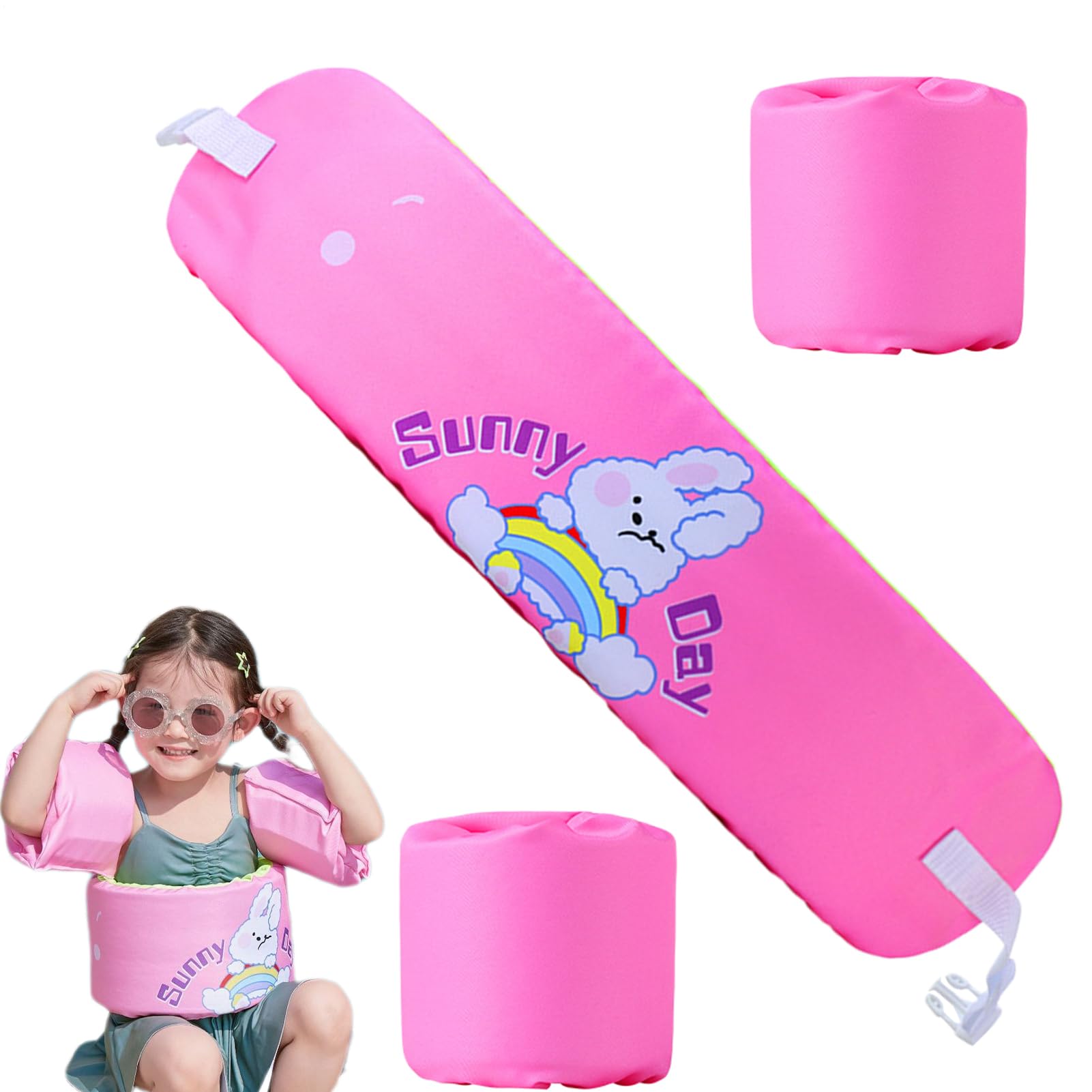 Cintura Galleggiante Felenny Regolabile - Per Adulti E Bambini, Materiale EVA, Per Nuoto E Sicurezza - Foto 7