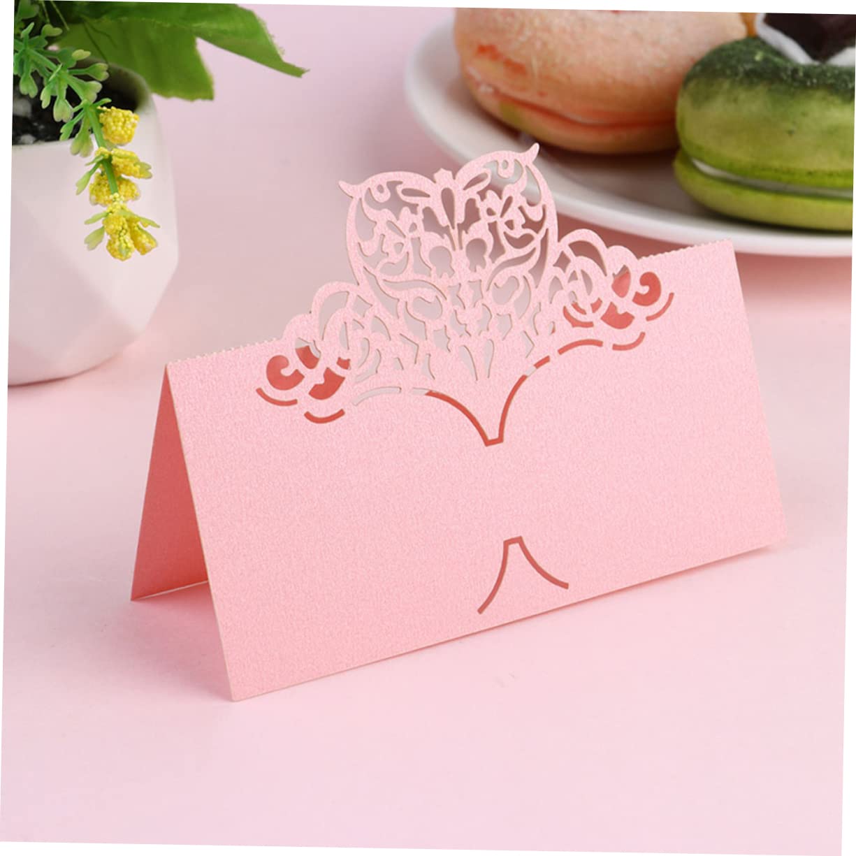 Zerodeko 125pezzi Cartellini Segnaposto Decorativi Per Matrimoni e Feste Facili Da Scrivere e Personalizzare Per Creare Atmosfere Romantiche e Accoglienti
