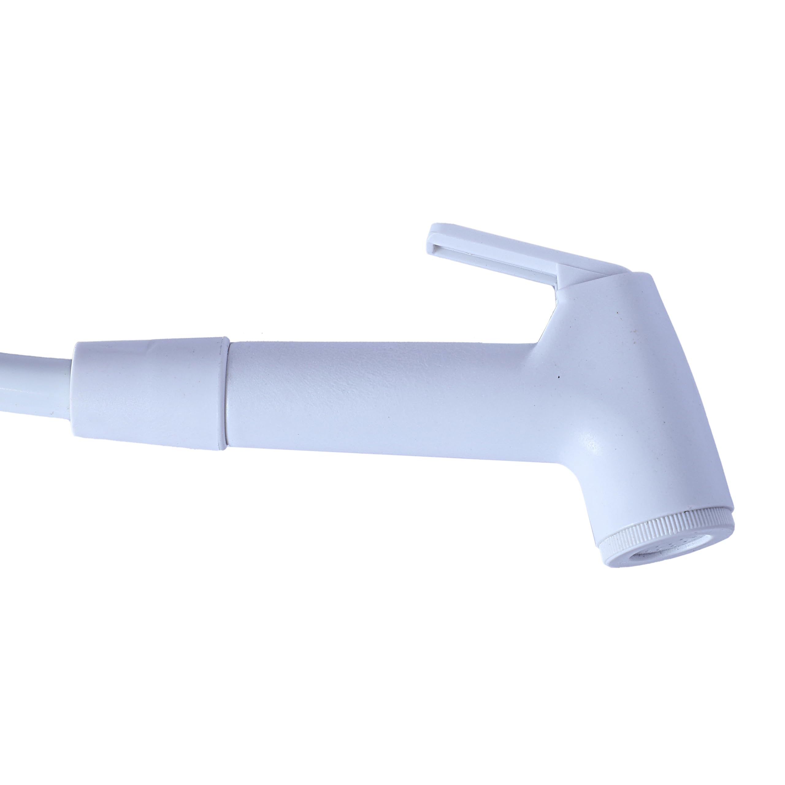 ZURY Toilet Jet Spray Health Faucet | 1 Meter Flexible Hose with Wall Bracket | ABS Plastic, White and Chrome Finish | Wall Mount Installation 2