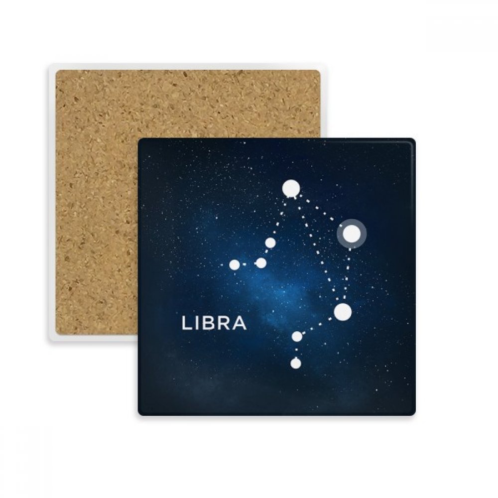 Cadeau Absorbant Balance Constellation Dessous de Verre