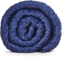 Vista 16 de TONGDADA - Manta con peso, para el hogar (blanca, de 40 x 60 pulgadas, 5 libras)