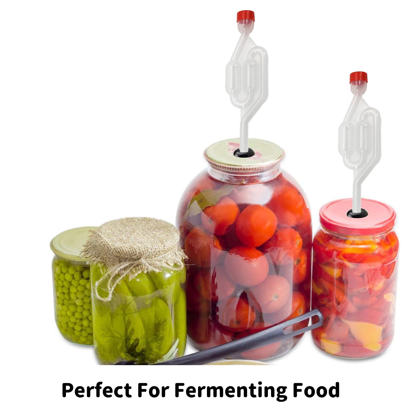MultiDepot Set 24 Pezzi – 6 Damigiane In Vetro Da 5L Con Tappi, Tubicini E Chiusura A U, Ideali Per Vino E Liquori Fatti In Casa