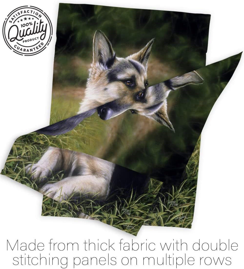Breeze Decor PT-H-110051-IP German Shepherd Decorative Banner, 28" x 40", Multicolor
