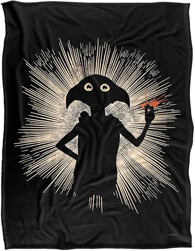 Miniatura 9 de Harry Potter Dobby - Manta de acuarela de tacto sedoso, súper suave, 36 x 58 pulgadas