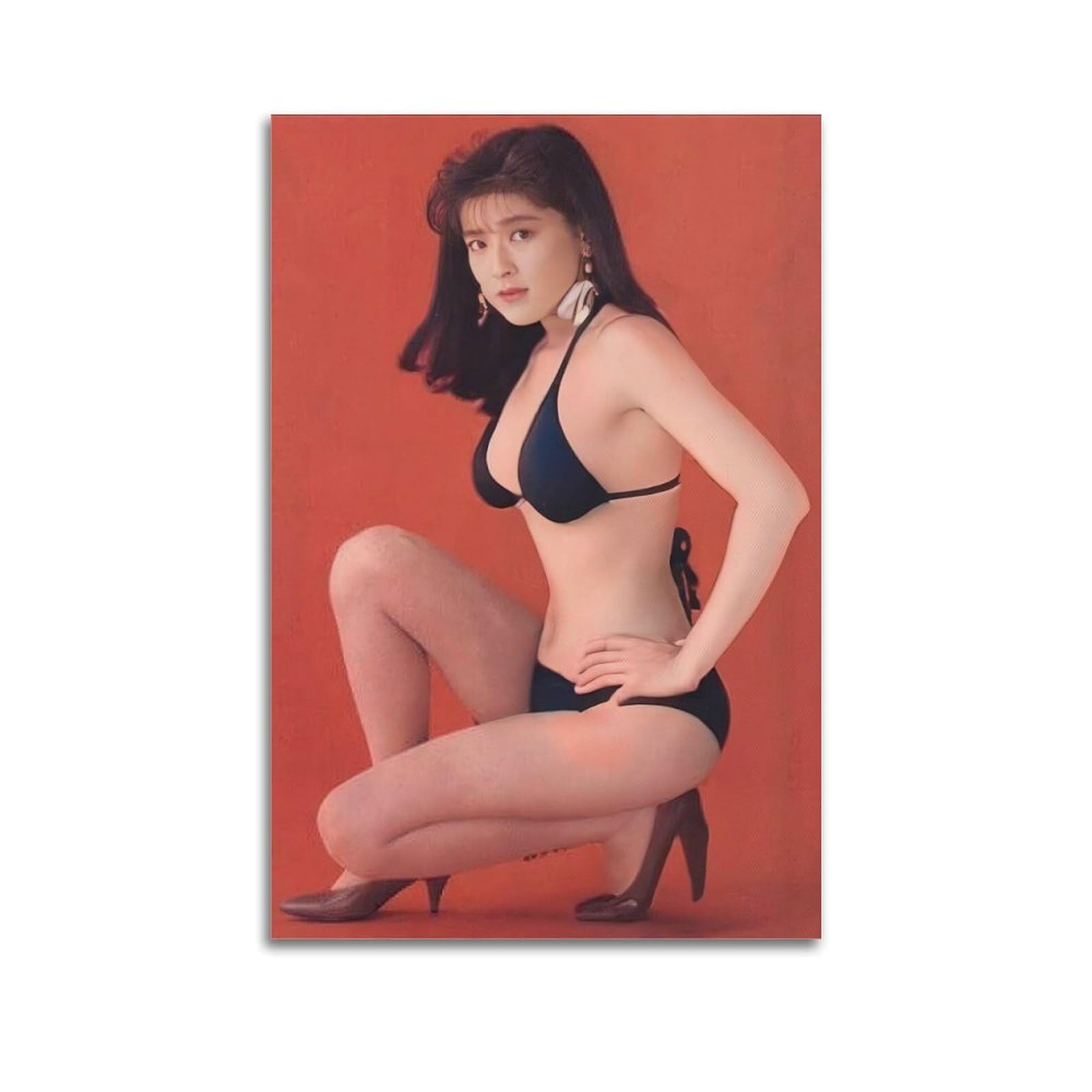 Amazon.co.jp: 森高千里かわいいポスター ウォールアート キャンバス