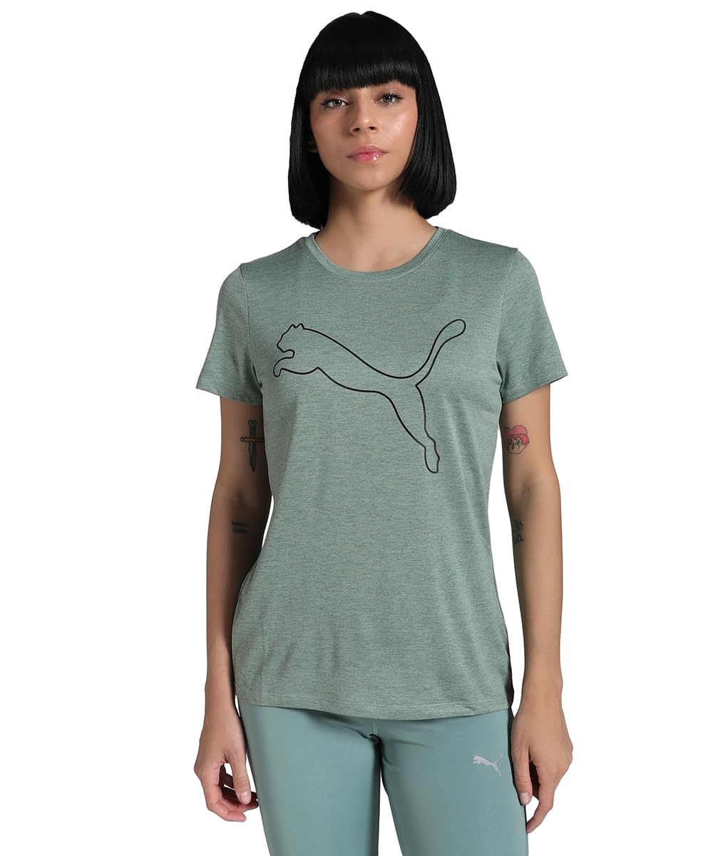 W TAD Essential Heather Logo Tee