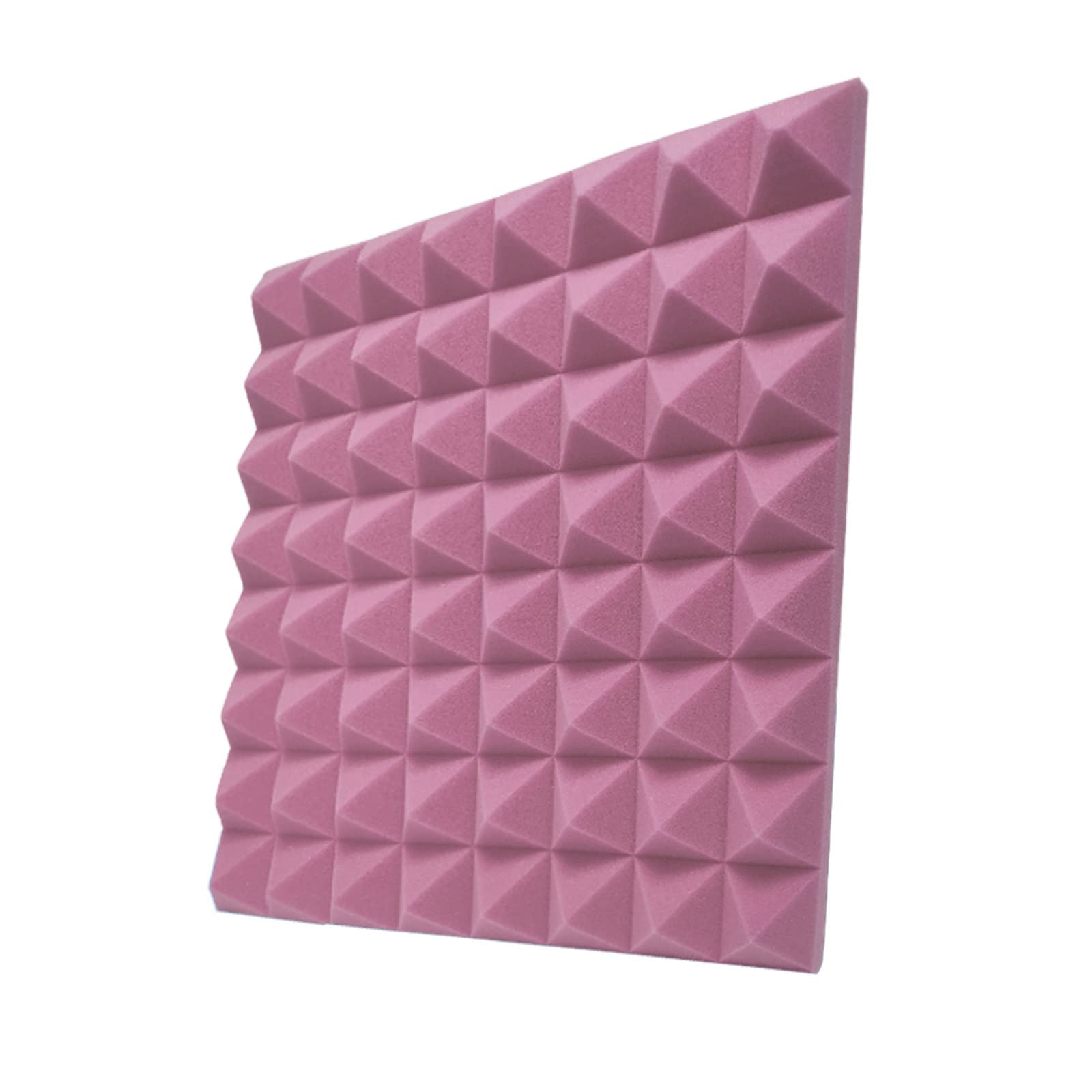 Piastrella in Schiuma Acustica, Pannello fonoassorbente Pannello fonoassorbente ignifugo per Isolamento Acustico Domestico e Studio 10 Pezzi (A 50 * 50 * 5CM)
