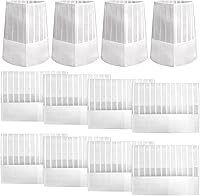BIGNC 12 Pack Disposable White Tall Chef Hats - Adjustable 9 Inch Paper Caps for Kitchens, Parties, Schools & Catering