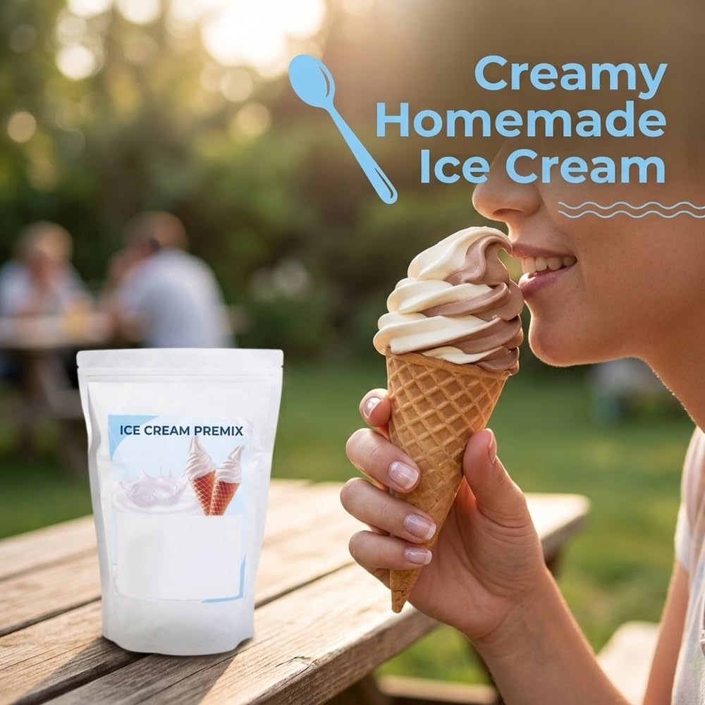 Soft Serve Hard Scoop Eiscreme-Vormischung, Pulver, Instant-DIY-Dessertmischung, 1 kg