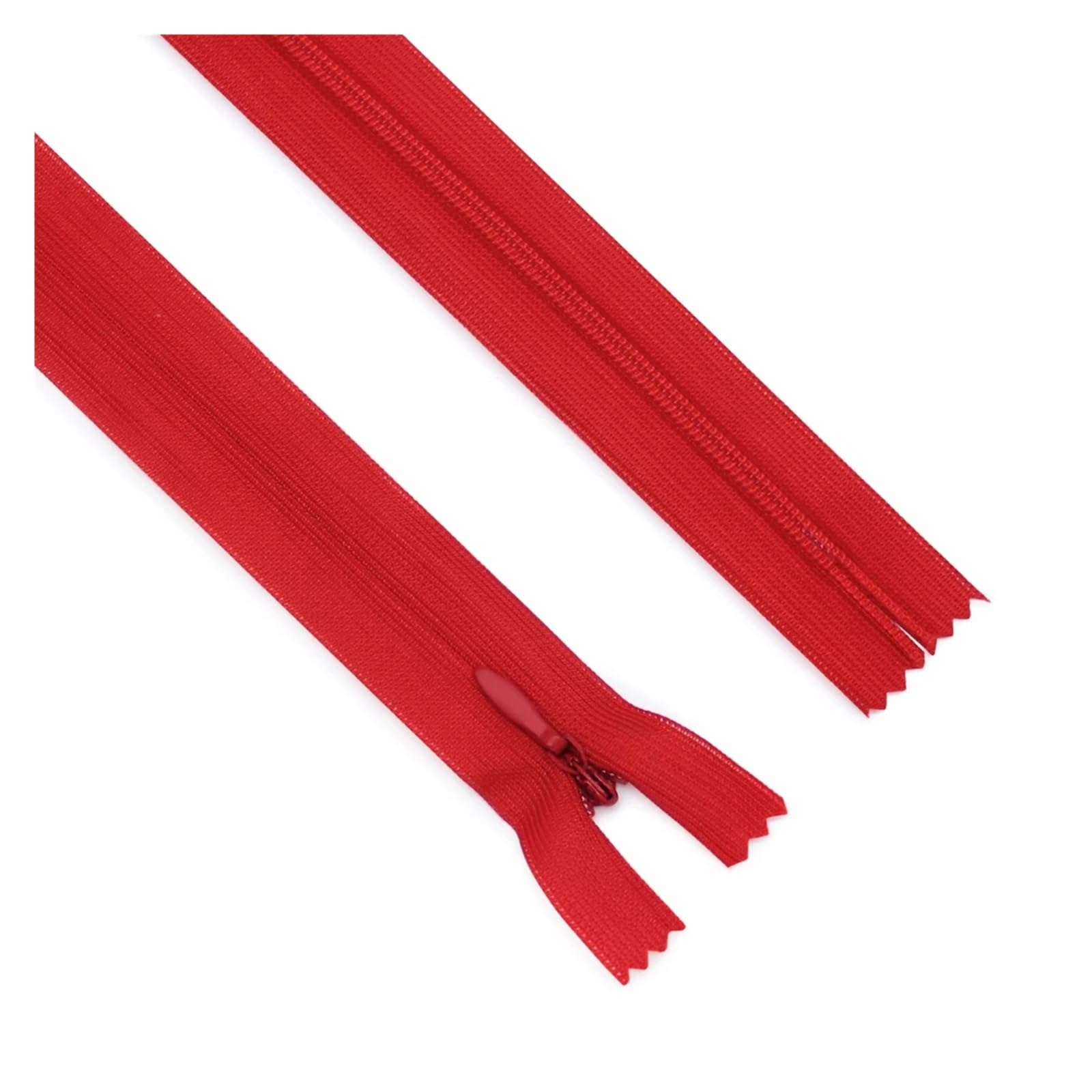Zippers Sewing, Invisible Zipper Size 3 Pack of 20 Multicolor 25cm 40cm 60cm(Red 401,60CM-Width 2.5CM)