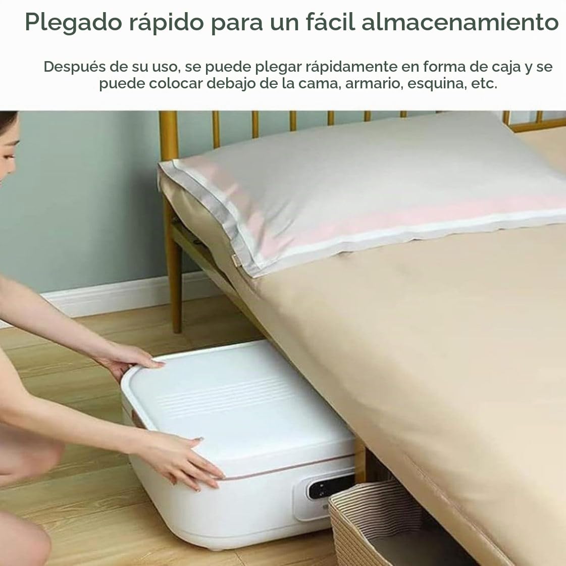 Máquina de planchado automática, plancha a vapor, vaporizador y secadora de ropa, higieniza y seca la ropa, resultados en 10 minutos, portátil, carcasa blanca