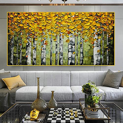 Affiche arbre de la vie tableau abstrait grand format deco salon moderne 70x140cm