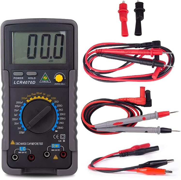 LCR Meter Tester for Capacitance/Inductance/Resistance Measuring (LCR4070D)+1