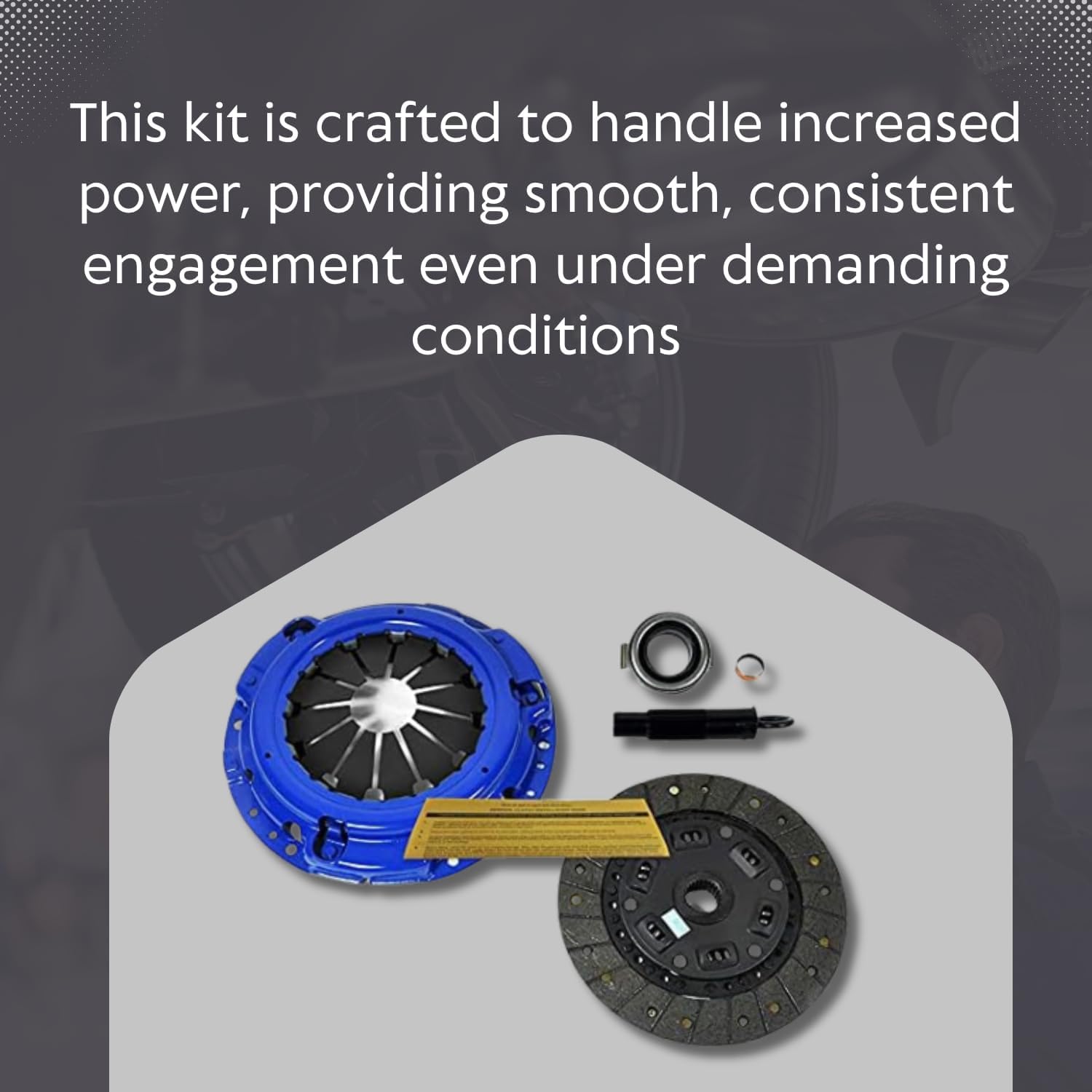 EFT Heavy Duty Stage 1 Clutch Kit Set For 2003-2017 Honda Accord 2.4L, 2009-2014 TSX, 2012-2015 Civic Si - Heavy Duty Sprung Centre For Enhanced Performance & Durability - 12 Month Brand Warranty